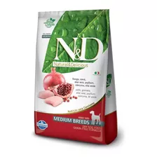 Ração N&d Grain Free Frango Cães Adultos Raças Méd 2,5kg