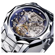 Reloj Luminoso Mecánico Forsining Fashion Tourbillon