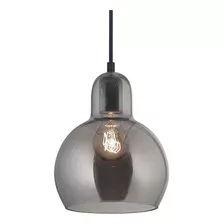 Lámpara Colgante Vidrio Deco Leuk Oxi E27 - Rex Color Gris