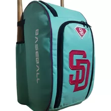 Maleta De Béisbol Tipo Backpack Sd Color Menta
