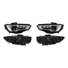 Par Faros Audi A3 2013-2014-2015-2016 Elect Leds Tyc