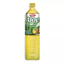 Jugo Okf Aloe Vera Sabor Piña 1500ml Caja De 12 Unidades 