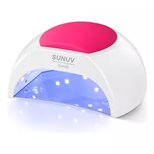 Lámpara De Uñas De Gel Uv, Sunuv 48w Uv Led Secador De Uñas 