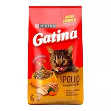 Alimento Gatina Para Gato Sabor Pollobolsa 9kg