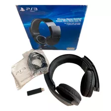 Fone Headset Sem Fio Sony Playstation 3 Pulse Impulsion 7.1