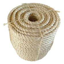 Corda Sisal 10mm 30 Metros Rasada Arranhador Gato Artesanato