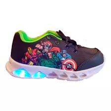 Zapatillas Marvel Avengers - Vengadores Luz Led 23 Al 34 