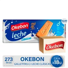 Caja Galletitas Okebon Leche Clasicas Dulces Pack