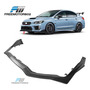 Fits 15-21 Subaru Wrx Sti Pp Matte Black Rear Bumper Lip Zzg