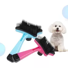 Cepillo De Facil Limpieza Con Boton Extractor Para Mascota Color Según Stock Cerda Plástica