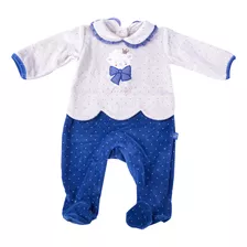 Osito Plush Bebé Niña Azul Marino Pillin
