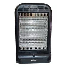 Halogena Eiffel E523 1200 W Bajo Consumo Estufa Fija Cuarzo Color Negro