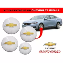 Kit De 4 Centros De Rin Chevrolet Impala 2014-2019 52 Mm