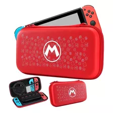 Estuche Rígido Funda Nintendo Switch Diseño Super Mario