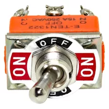 Chave Interruptor Alavanca Kn-1322 15a 250v 6-terminais