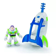 Buzz Lightyear Com Nave Espacial (t2740) Disney - Imaginext