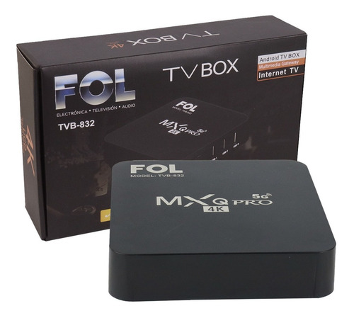 Decodificador Digital Receptor Conversor Smart Tv Negra Fol