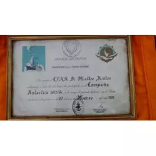 Diploma Armada Argentina De La Campaña Antártica 1975 1976