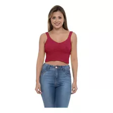 Croped Trico Alcinha Moda Blogueirinha Moda Top Feminino