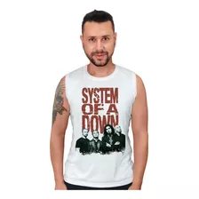 Camiseta Regata System Of A Down Soad Bandas De Rock Top