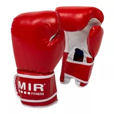 Guantes Boxeo Sintetico Con Velcro Mir Fitness