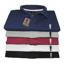 5 Camisa Gola Polo Marine Camiseta Masculina Revenda Top