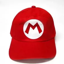Boné Com Estampa Do Super Mario Bros Vermelho 