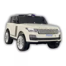 Carrinho Eletrico Branco Range Rover 4x4 12volts