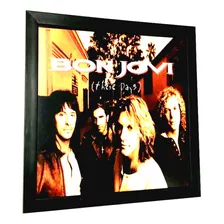 Quadro Bon Jovi These Days Lp Capa Do Disco De Vinil