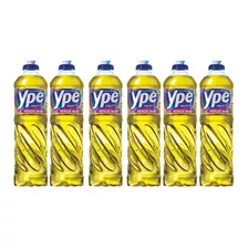 Kit Com 06 Unidades Detergente Ype Líquido Neutro 500ml