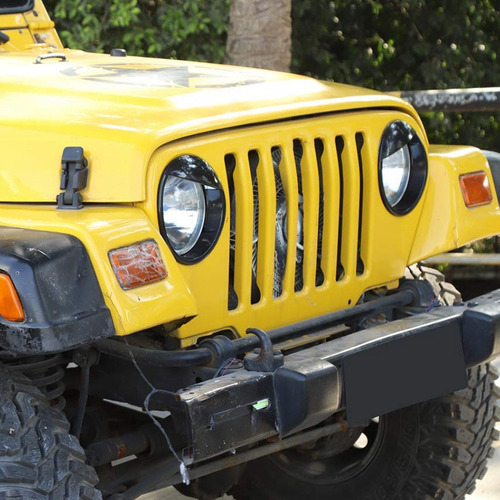 Funda De Bisel Angry Eyes Para Jeep Wrangler Tj 1997-2006 Foto 6