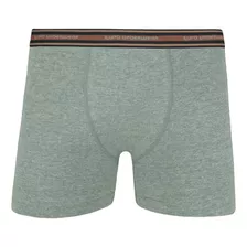 2 Cuecas Boxer Algodão Com Elastano Lupo Plus Size 653-003