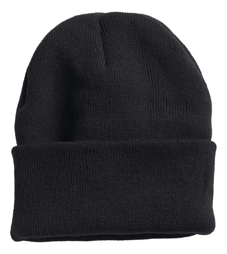 Gorro De Lana Negro Liso Rocky Calidad X 12