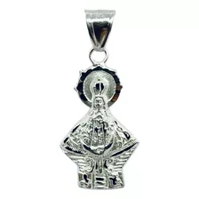 Dije De Virgen De Zapopan Mateada Troquelada (deperlá Plata)