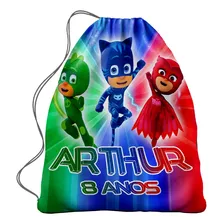 55 Sacolinhas Surpresa Pj Masks (20x15cm)