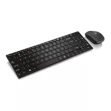 Kit Teclado E Mouse Sem Fio Multilaser Multimidia Preto Usb