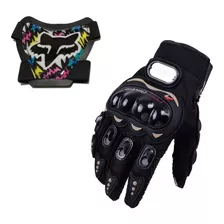 Guantes Moto Mtb Pro Gratis Protector Calzado Palanca