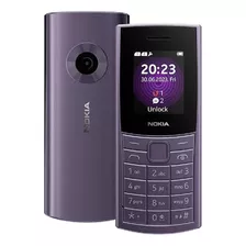 Celular Nokia 110 4g Dual Chip Bateria De Longa Duração Roxo