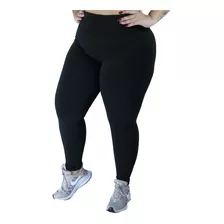 Calça Legging Plus Size Tecido Ultra Grosso Power Cos Alto