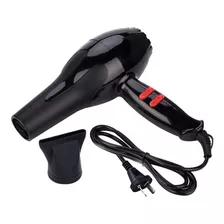 Secador De Pelo Cabello 2 Velocidades Nova 1800w 220v Color Negro