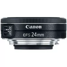 Lente Canon Ef-s 24mm F/2.8 Stm Wide Angle-garantia De 1 Ano