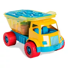 Caminhão Dino Sabidinho Cardoso Toys 18m+ Cor:amarelo