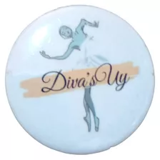 Pins Metálicos Con Diseño De Bailarina De Ballet Y Diva'suy.