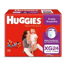 Fralda Huggies Roupinha Supreme Care Xg 24 Unidades