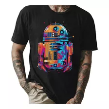 Camiseta Star Wars Camisa R2-d2 100% Algodão Filme Geek Lots
