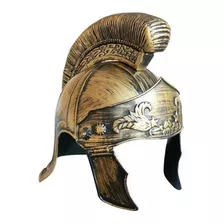 Capacete Soldado Romano Gladiador Medieval - Dourado