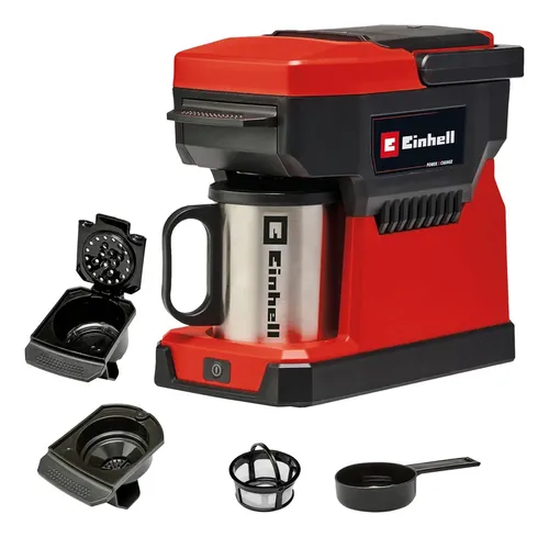 Cafetera Inalambrica Filtro Capsula Einhell Te-cf 18 S/ Bat Rojo