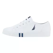 Tenis Casual Urbano Choclo Nautica Rena Blanco