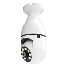 Câmera Ip Panorâmica Lâmpada Wifi Segurança 360