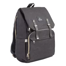 Mochila Maternal Mudador Bebesit Melange - Negro